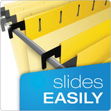 Surehook Hanging Folders, Legal Size, 1-5-cut Tab, Yellow, 20-box