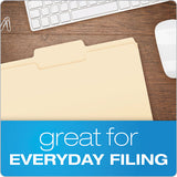 Manila File Folders, 1-3-cut Tabs, Center Position, Letter Size, 100-box