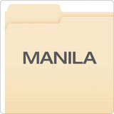 Manila File Folders, 1-3-cut Tabs, Letter Size, 100-box