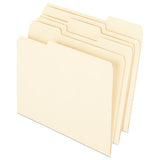 Earthwise By 100% Recycled Manila File Folders, 1-3-cut Tabs, Legal Size, 100-box