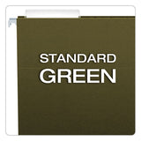 Standard Green Hanging Folders, Legal Size, 1-3-cut Tab, Standard Green, 25-box