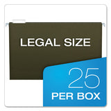 Standard Green Hanging Folders, Legal Size, 1-5-cut Tab, Standard Green, 25-box