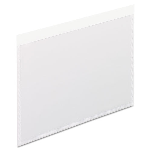 Self-adhesive Pockets, 4 X 6, Clear Front-white Backing, 100-box
