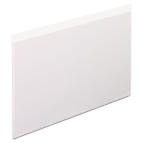 Self-adhesive Pockets, 5 X 8, Clear Front-white Backing, 100-box