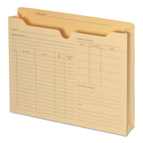 Preprinted Project Jackets, Straight Tab, Letter Size, Manila, 50-box