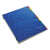 Expanding Desk File, 20 Dividers, Alpha, Letter-size, Dark Blue Cover