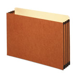File Cabinet Pockets, 3.5" Expansion, Legal Size, Redrope, 10-box
