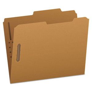 Kraft Folders With Two Fasteners, 2-5-cut Tabs, Right Of Center, Letter Size, Kraft, 50-box