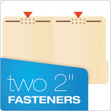 Manila Folders With Two Fasteners, 1-3-cut Tabs, Letter Size, 50-box