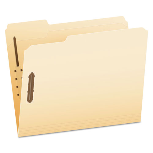 Manila Folders With Two Fasteners, 1-3-cut Tabs, Letter Size, 50-box