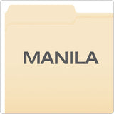 Manila Folders With One Fastener, 1-3-cut Tabs, Legal Size, 50-box