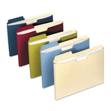 File Folder Pocket, 0.75" Expansion, Letter Size, Assorted, 10-pack