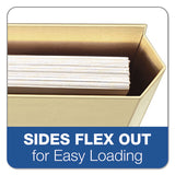 File Folder Pocket, 0.75" Expansion, Letter Size, Manila, 10-pack