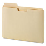 File Folder Pocket, 0.75" Expansion, Letter Size, Manila, 10-pack