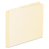 Blank Top Tab File Guides, 1-3-cut Top Tab, Blank, 8.5 X 11, Blue, 100-box
