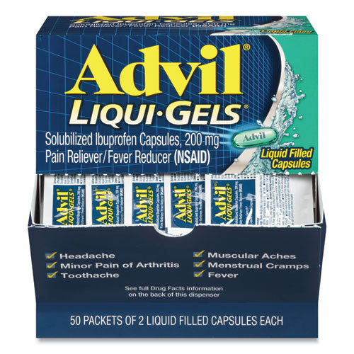Liqui-gels, Two-pack, 50 Packs-box
