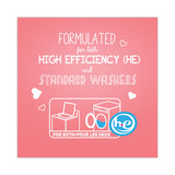 Ultra Laundry Detergent, Baby Powder Scent, 165 Oz Bottle, 4-carton