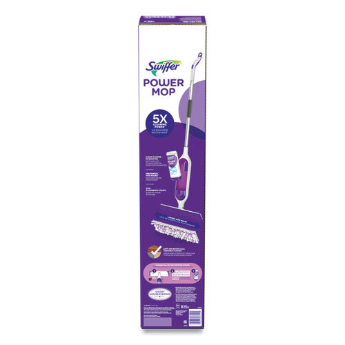 Power Mop, 15.4 X 5.3 White/purple Cloth Head, 26