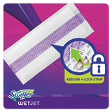 Wetjet System Refill Cloths, 11.3" X 5.4", White, 24-box