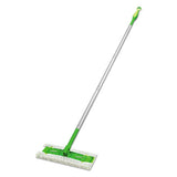 Sweeper Mop, 10" Wide Mop, Green, 3-carton