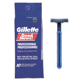 Goodnews Regular Disposable Razor, 2 Blades, Navy Blue, 10-pack, 10 Pack-carton