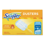 Dusters Starter Kit, Dust Lock Fiber, 6" Handle, Blue-yellow, 6-carton