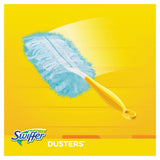 Dusters Starter Kit, Dust Lock Fiber, 6" Handle, Blue-yellow, 6-carton