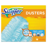 Refill Dusters, Dust Lock Fiber, Light Blue, Unscented, 10-box