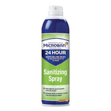 24-hour Disinfectant Sanitizing Spray, Citrus, 15 Oz, 6-carton