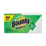 Quilted Napkins, 1-ply, 12.1 X 12, White, 100-pack, 20 Packs Per Carton