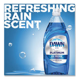 Platinum Liquid Dish Detergent, Refreshing Rain Scent, (3) 24 Oz Bottles Plus (2) Sponges-carton