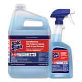 Disinfecting All-purpose Spray And Glass Cleaner, Fresh Scent, 1 Gal Bottle, 3-carton
