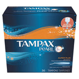 Pearl Tampons, Regular, 36-box, 12 Box-carton
