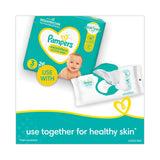 Sensitive Baby Wipes, 6.8 X 7, Unscented, White, 56-pack, 8-carton
