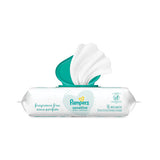 Sensitive Baby Wipes, 6.8 X 7, Unscented, White, 56-pack, 8-carton