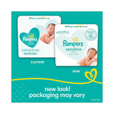 Sensitive Baby Wipes, 6.8 X 7, Unscented, White, 56-pack, 8-carton