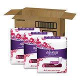 Discreet Incontinence Liners, Very Light, Long, 44-pack, 3 Packs-carton