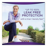 Discreet Incontinence Liners, Very Light, Long, 44-pack, 3 Packs-carton