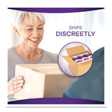 Discreet Incontinence Liners, Very Light, Long, 44-pack, 3 Packs-carton