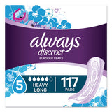 Discreet Sensitive Bladder Protection Pads, Heavy, Long, 39-pack, 3 Packs-carton