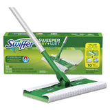 Sweeper Dry + Wet Starter Kit, 46"handle, 10 X 8 Head, Silver-green, 6-carton