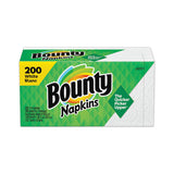 Quilted Napkins, 1-ply, 12 1-10 X 12, White, 200-pack, 8 Pack-carton