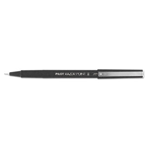 Razor Point Ii Stick Porous Point Marker Pen, 0.2mm, Black Ink-barrel, Dozen