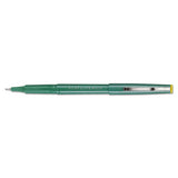 Razor Point Stick Porous Point Marker Pen, 0.3mm, Green Ink-barrel, Dozen