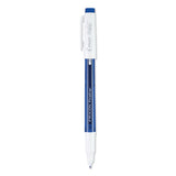 Frixion Erasable Stick Marker Pen, 0.6 Mm, Blue Ink-barrel, Dozen