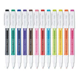 Frixion Erasable Stick Marker Pen, 0.6 Mm, Assorted Ink-barrel, 72-tub