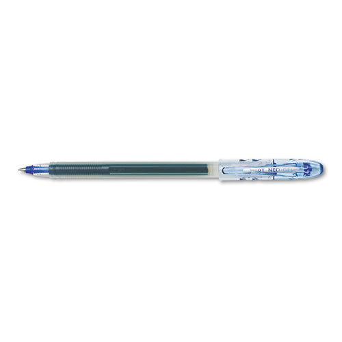Neo-gel Stick Gel Pen, Fine 0.7mm, Blue Ink-barrel, Dozen