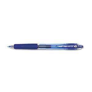 Precise Gel Begreen Retractable Gel Pen, Fine 0.7mm, Blue Ink-barrel, Dozen