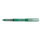 Precise V5 Stick Roller Ball Pen, Extra-fine 0.5mm, Green Ink-barrel, Dozen