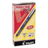 Precise V5 Stick Roller Ball Pen, 0.5mm, Purple Ink-barrel, Dozen